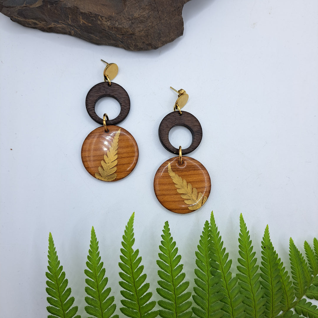 Ohrringe "Waldgold"