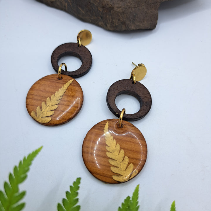 Ohrringe "Waldgold"